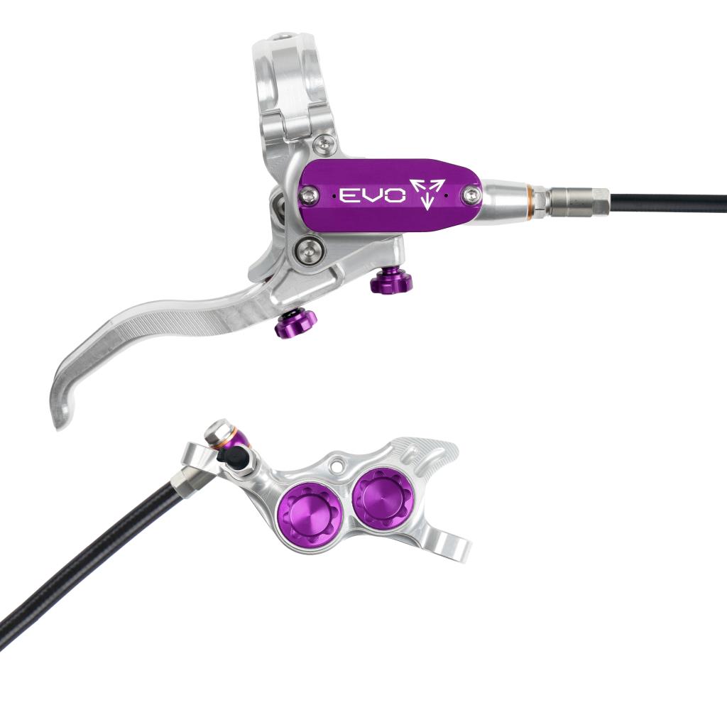 HOPE TECH 4 EVO TR4 Bagbremse Sølv/Violet