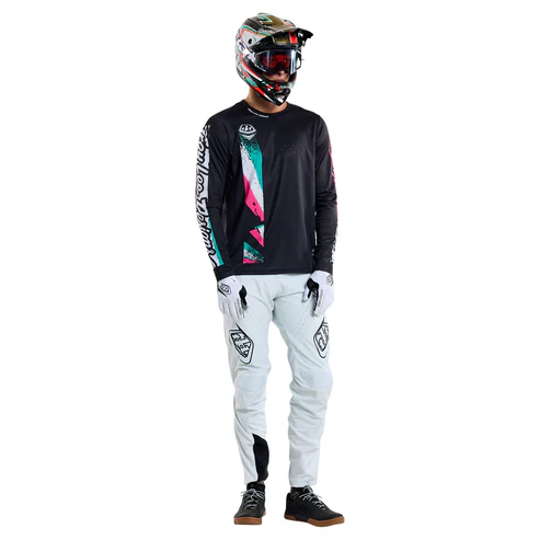 Troy Lee Design SPRINT FULL PULL Langærmet Jersey Sort 2025