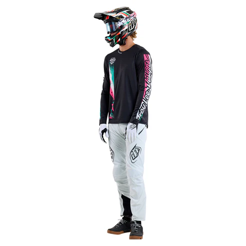 Troy Lee Design SPRINT FULL PULL Langærmet Jersey Sort 2025