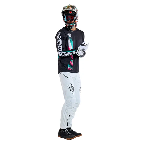 Troy Lee Design SPRINT FULL PULL Langærmet Jersey Sort 2025