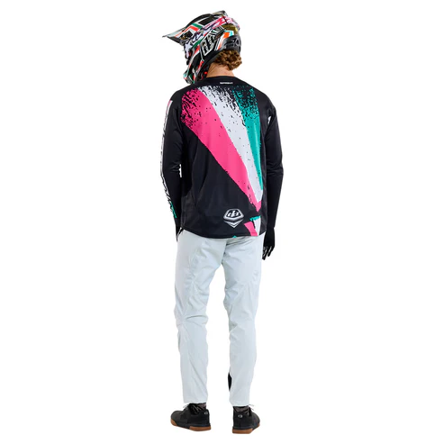 Troy Lee Design SPRINT FULL PULL Langærmet Jersey Sort 2025