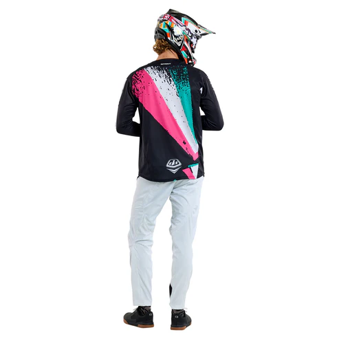 Troy Lee Design SPRINT FULL PULL Langærmet Jersey Sort 2025