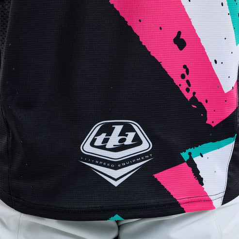 Troy Lee Design SPRINT FULL PULL Langærmet Jersey Sort 2025