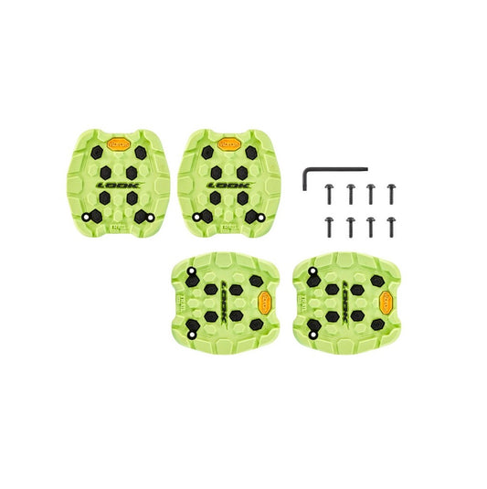 Look Trail Grip Lime flade pedalindsatser (x4)