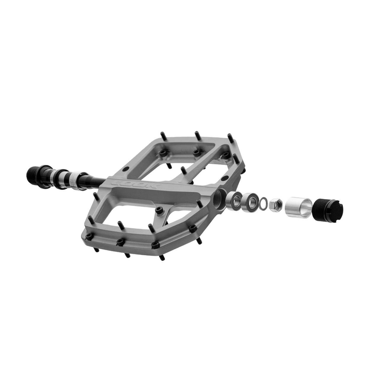 LOOK TRAIL ROC Plus Silver flade pedaler