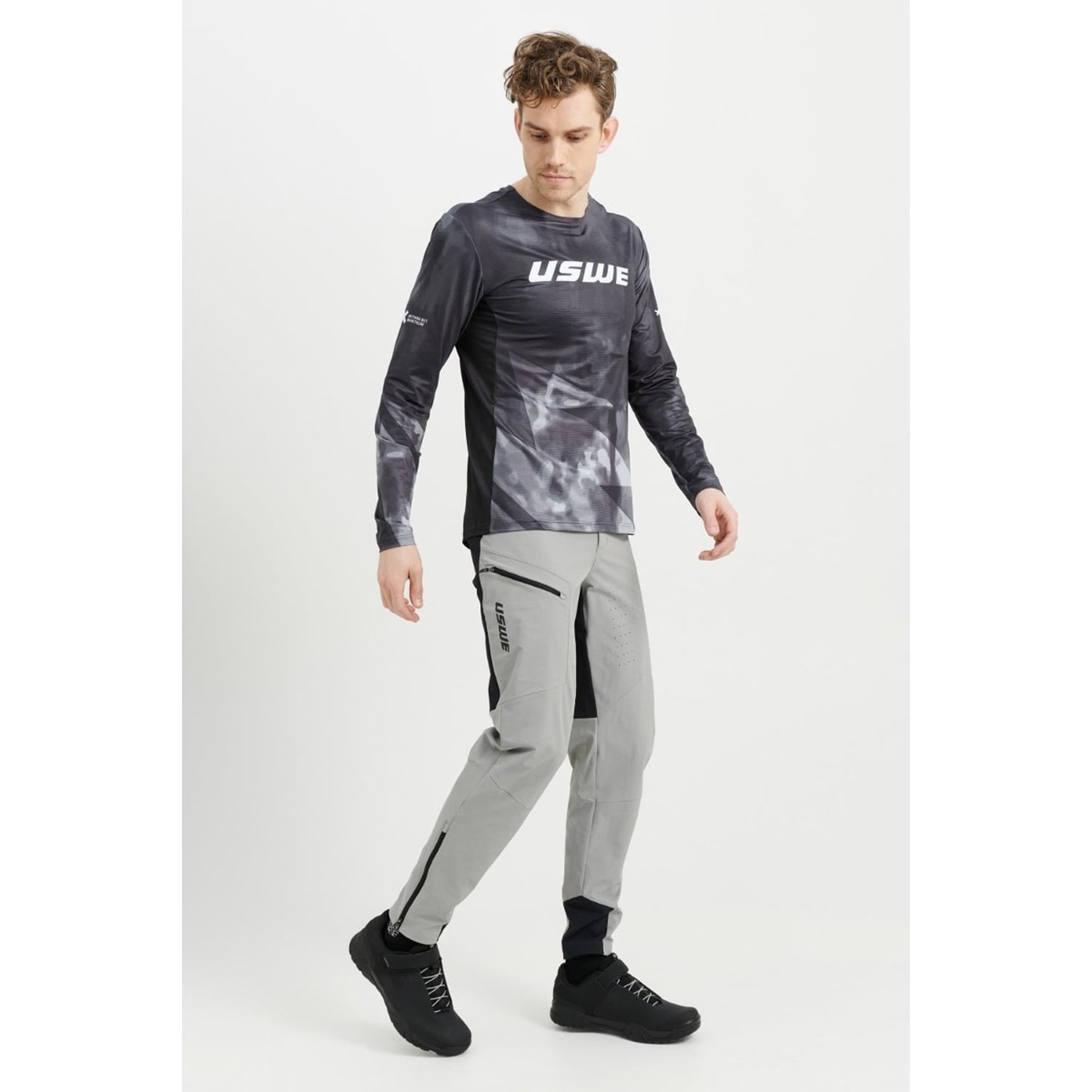 USWE LUFTIG MTB Long Sleeve Jersey Black