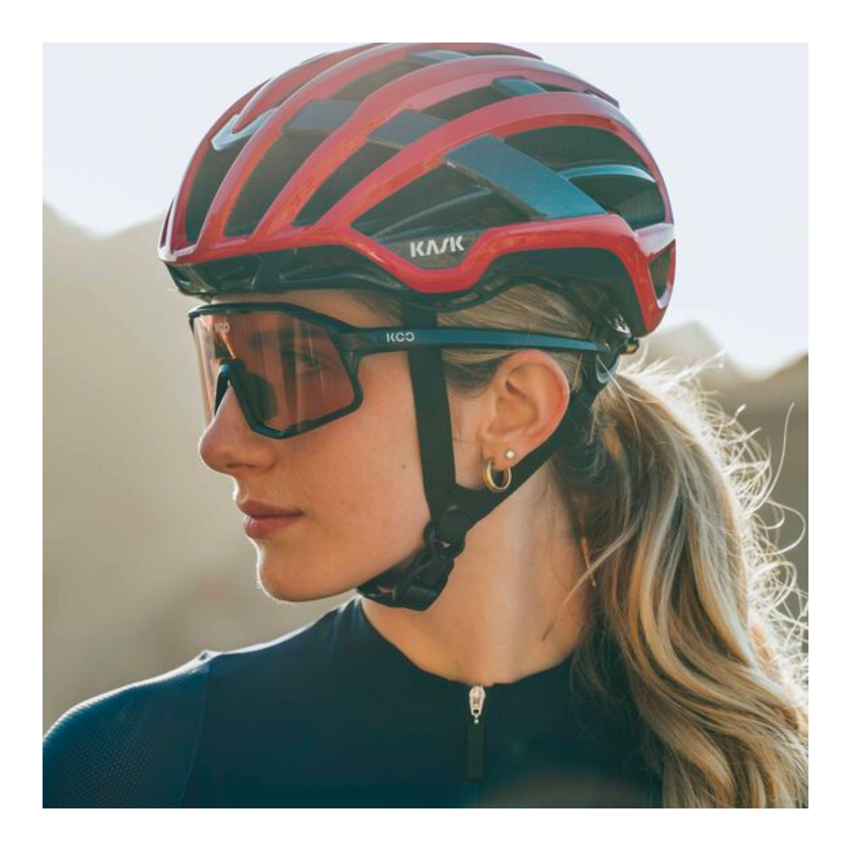 KASK VALEGRO landevejshjelm rød