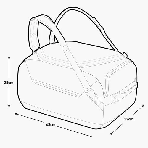 EVOC DUFFLE 40 L rejsetaske, sort