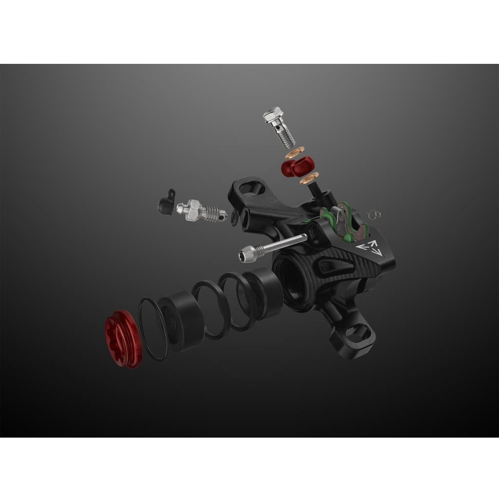 HOPE TECH 4 EVO X2 PM bagbremse sort/sort