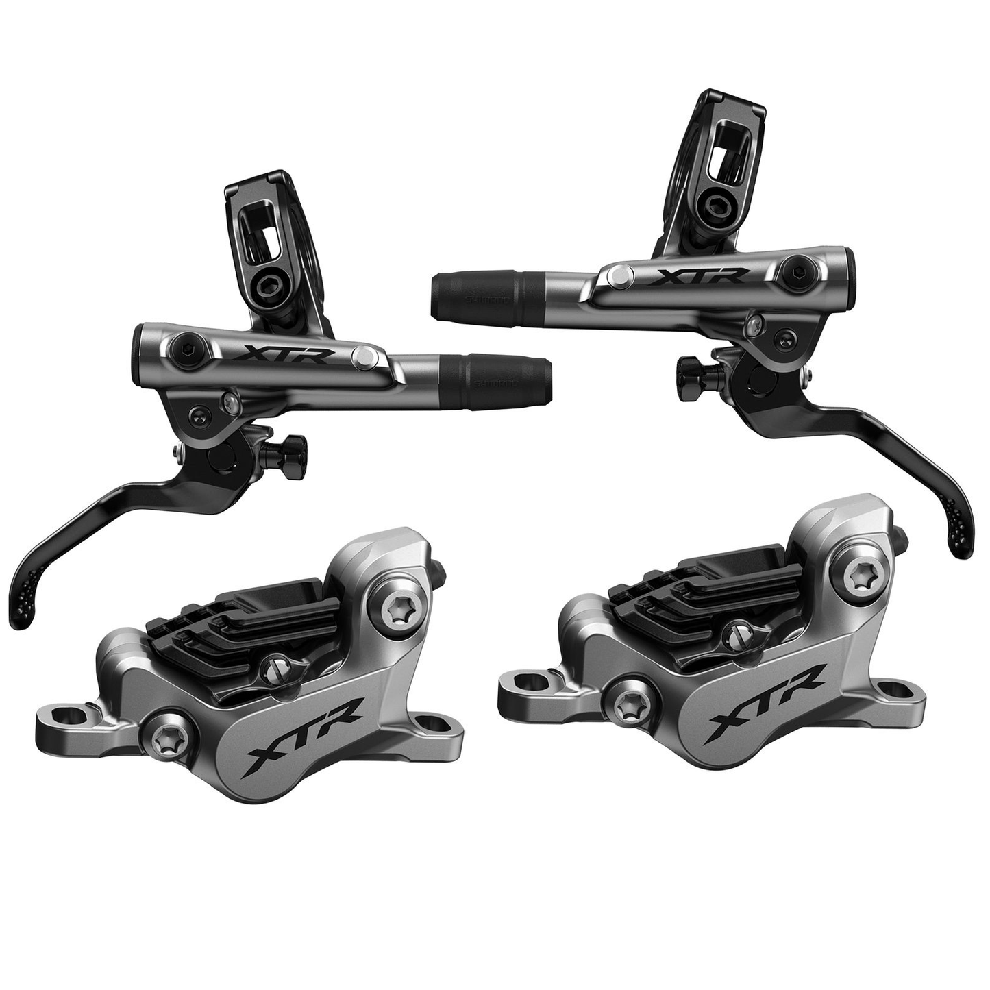 Par SHIMANO XTR M9120 4 stempel J-KIT Discless-bremser