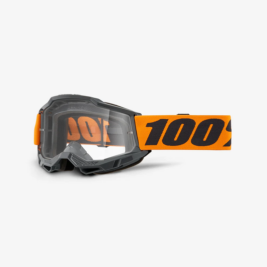 ACCURI 2 100% maske grå/orange klar skærm
