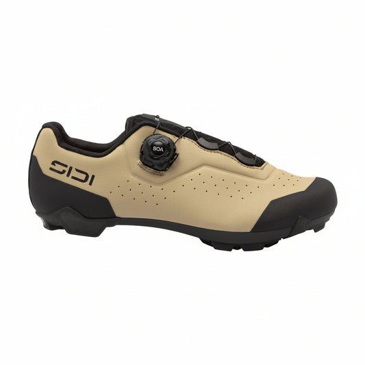 Sidi Liinea XC gravel cykelsko dark sand, udvendig profilvisning