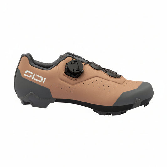 Sidi Liinea Woman XC gravel cykelsko cork brown, set fra ydersiden