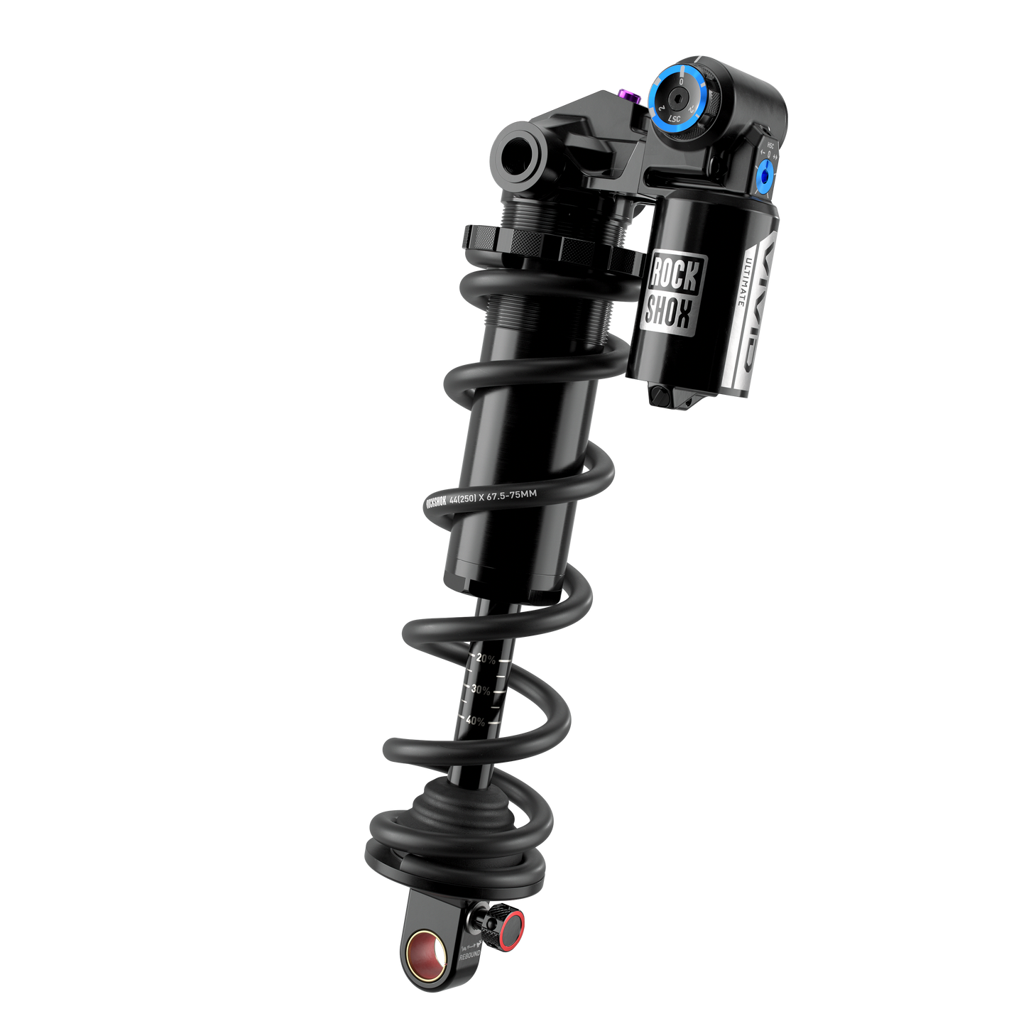 ROCKSHOX VIVID COIL ULTIMATE DH RC2 D1 Trunnion shock absorber
