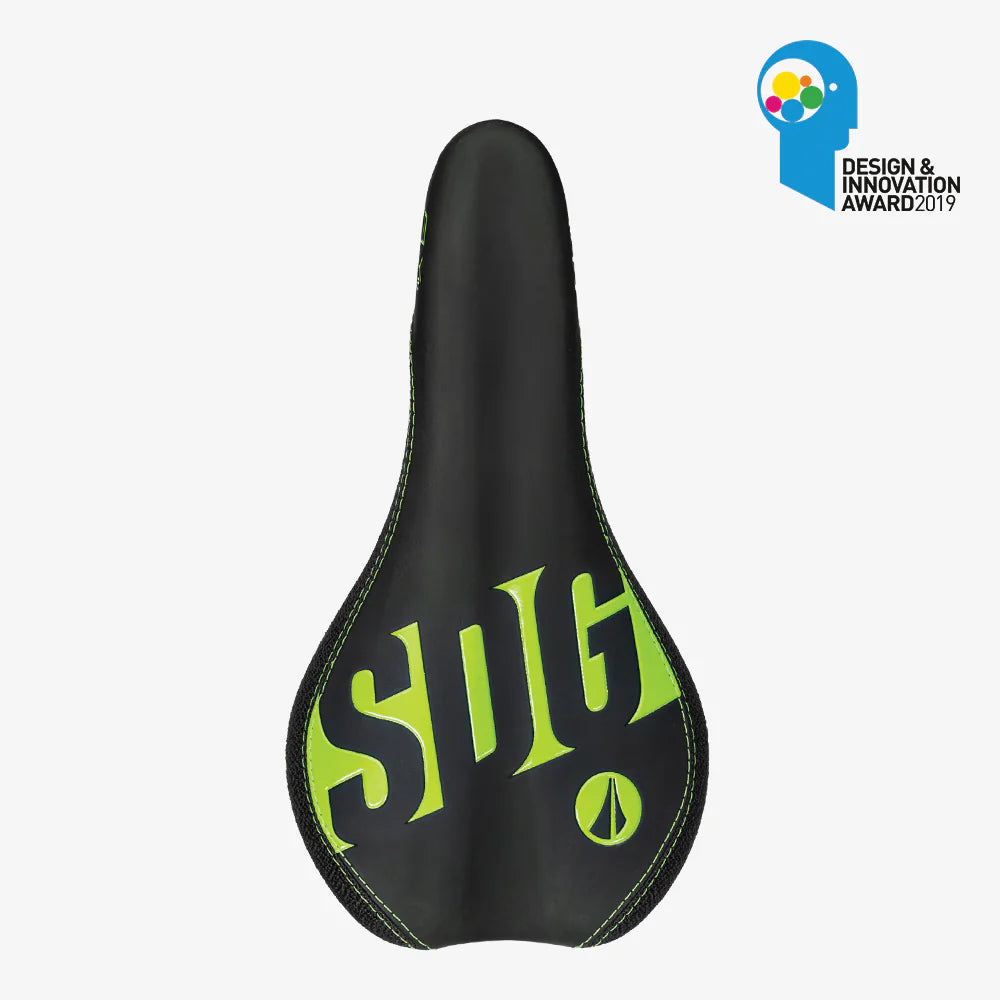 SDG FLY Junior-sadel sort/grøn