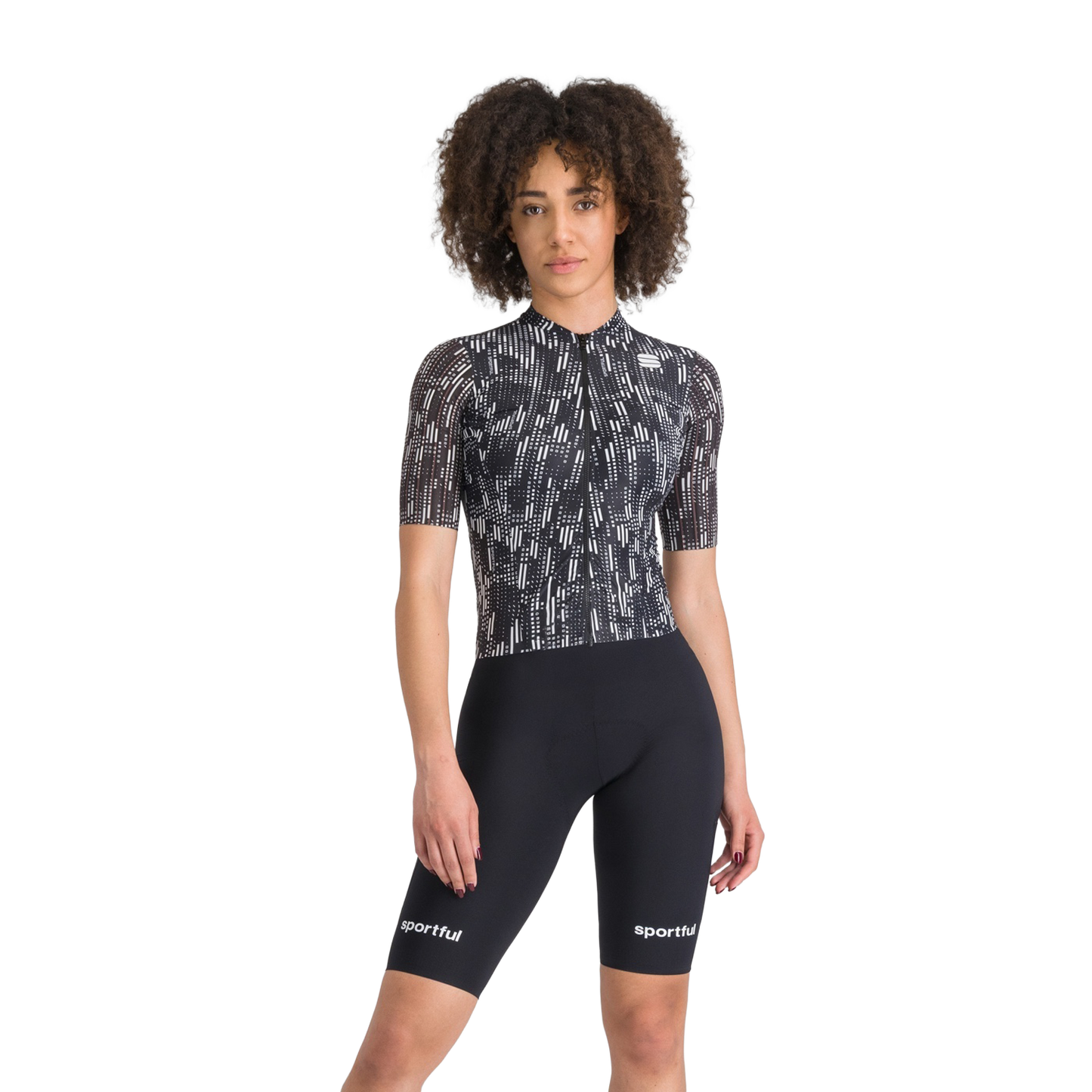 SPORTFUL G-SUIT kortærmet til kvinder, sort/hvid