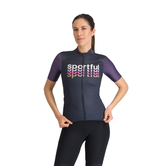 SPORTFUL SUPERGIARA 2 LOGO kortærmet jersey til kvinder Navy