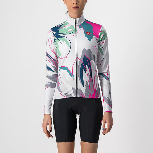 CASTELLI UNLIMITED THERMAL Langærmet dametrøje Grå/Blå