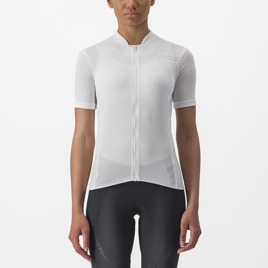 CASTELLI ANIMA 4 kortærmet jersey til kvinder, hvid