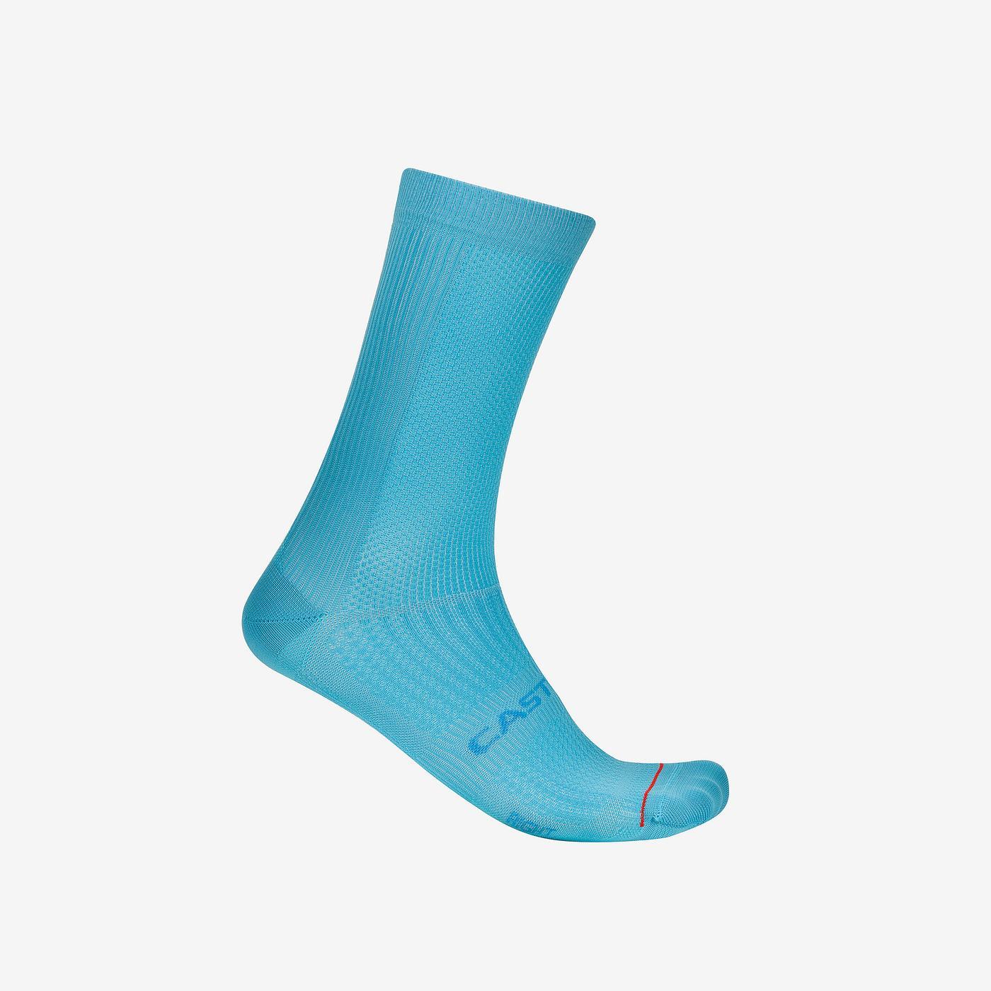 CASTELLI ESPRESSO 18 Sokker Blå Neon