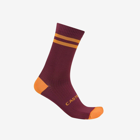 CASTELLI ORIGINALE 18 Socks Bordeaux/Orange