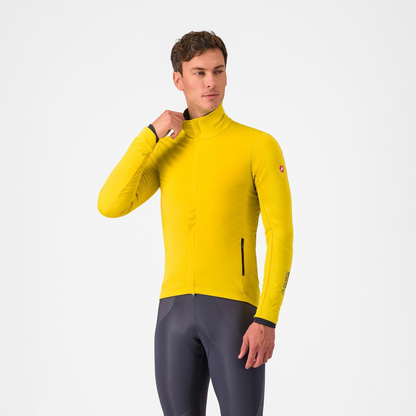 CASTELLI ALPHA 150 Mango Mojito/Sort jakke
