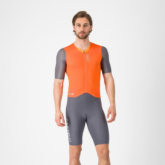 CASTELLI SATURDAY MORNING Jumpsuit Orange/Grey