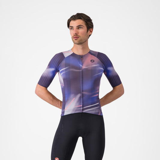CASTELLI AERO RACE 8S Short Sleeve Jersey Purple