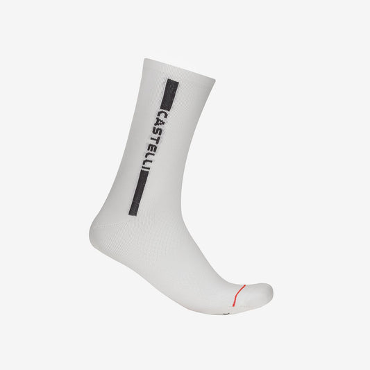 CASTELLI LINEA LOGO 15 Socks White/Black