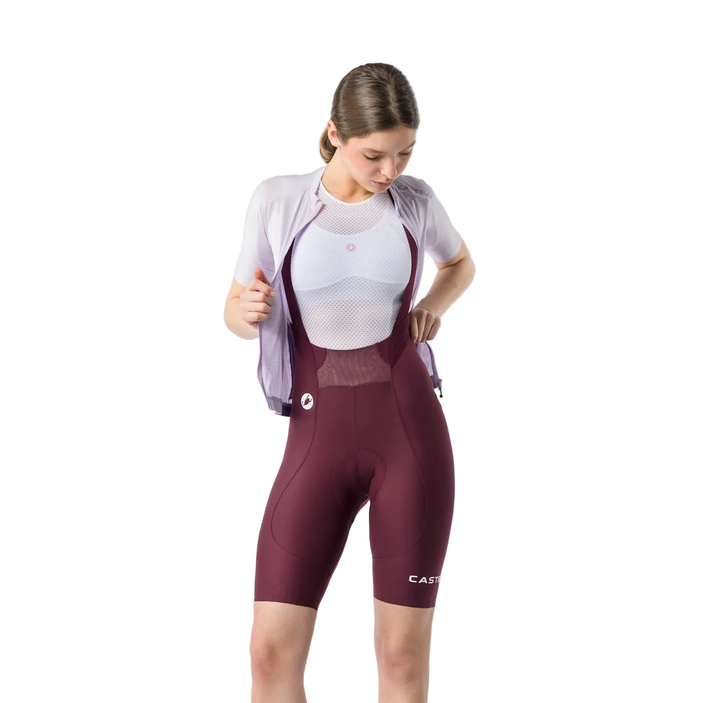 CASTELLI ESPRESSO 2 W DT Women's Bordeaux Bib Tight