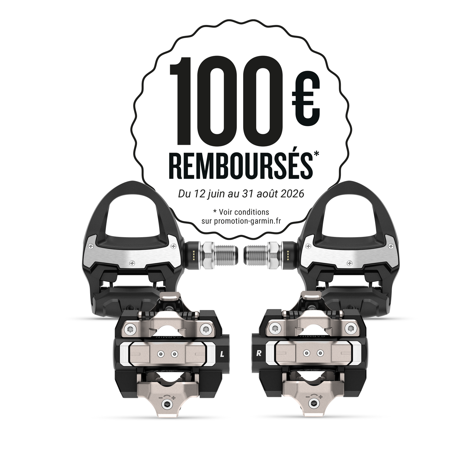 GARMIN RALLY RS/XC 210 Power Sensor-pedalsæt