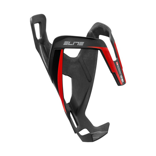 Carbon bottle cage ELITE VICO Black/Red Graphic