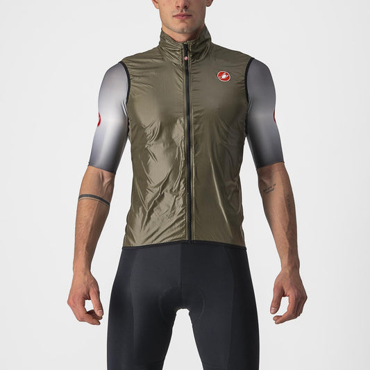 CASTELLI ARIA ærmeløs jakke brun