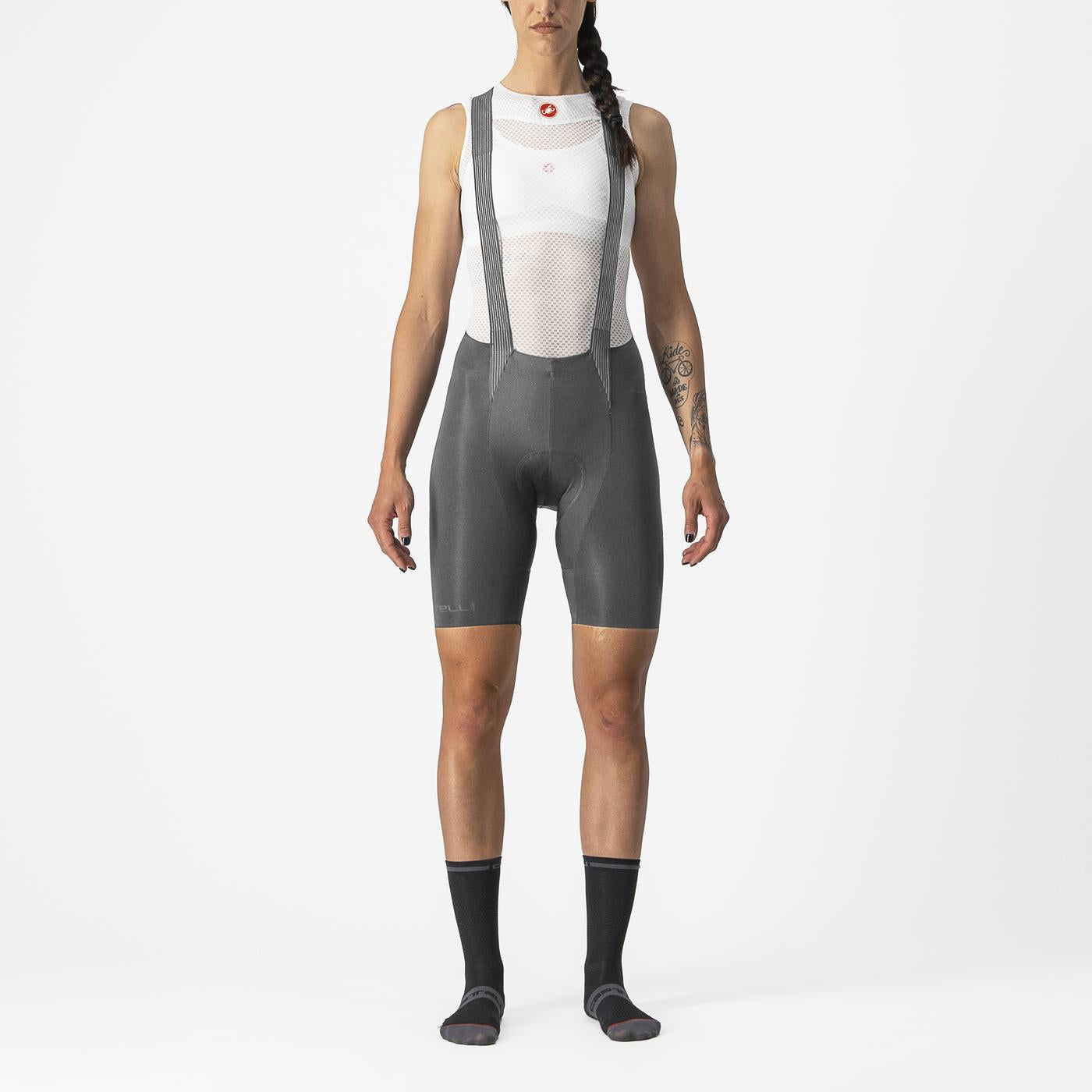 CASTELLI FREE AERO RC W Bib Tight til kvinder, grå