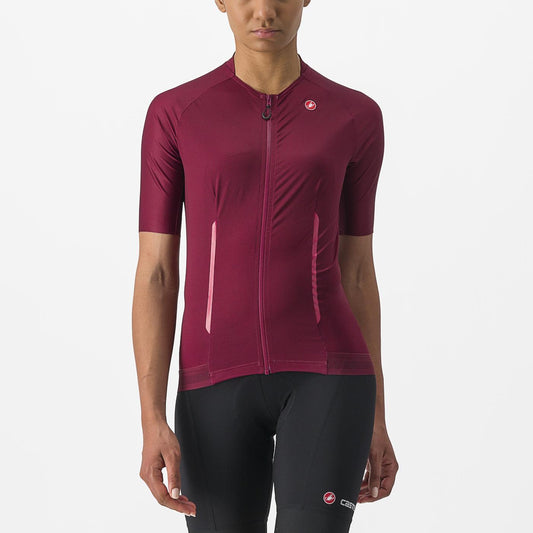 CASTELLI ENDURANCE kortærmet dametrøje Bordeaux