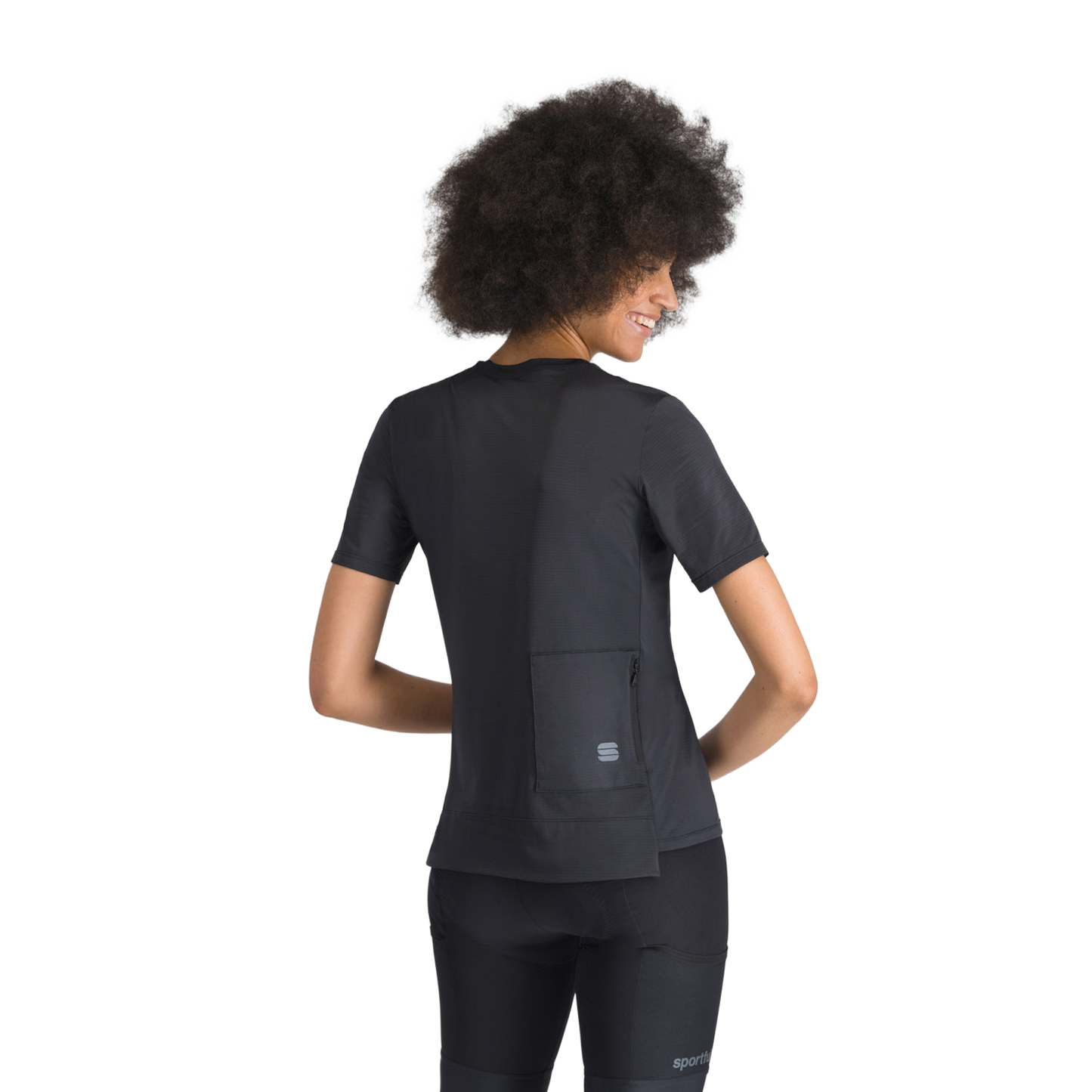 SPORTFUL SUPERGIARA TEE kortærmet jersey til kvinder Sort