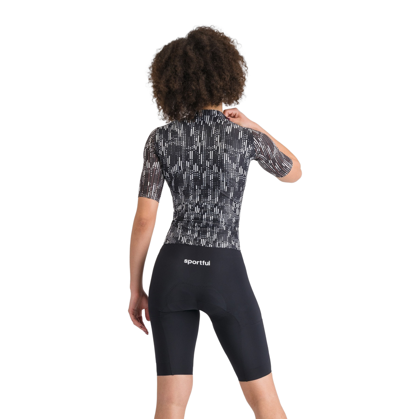SPORTFUL G-SUIT kortærmet til kvinder, sort/hvid