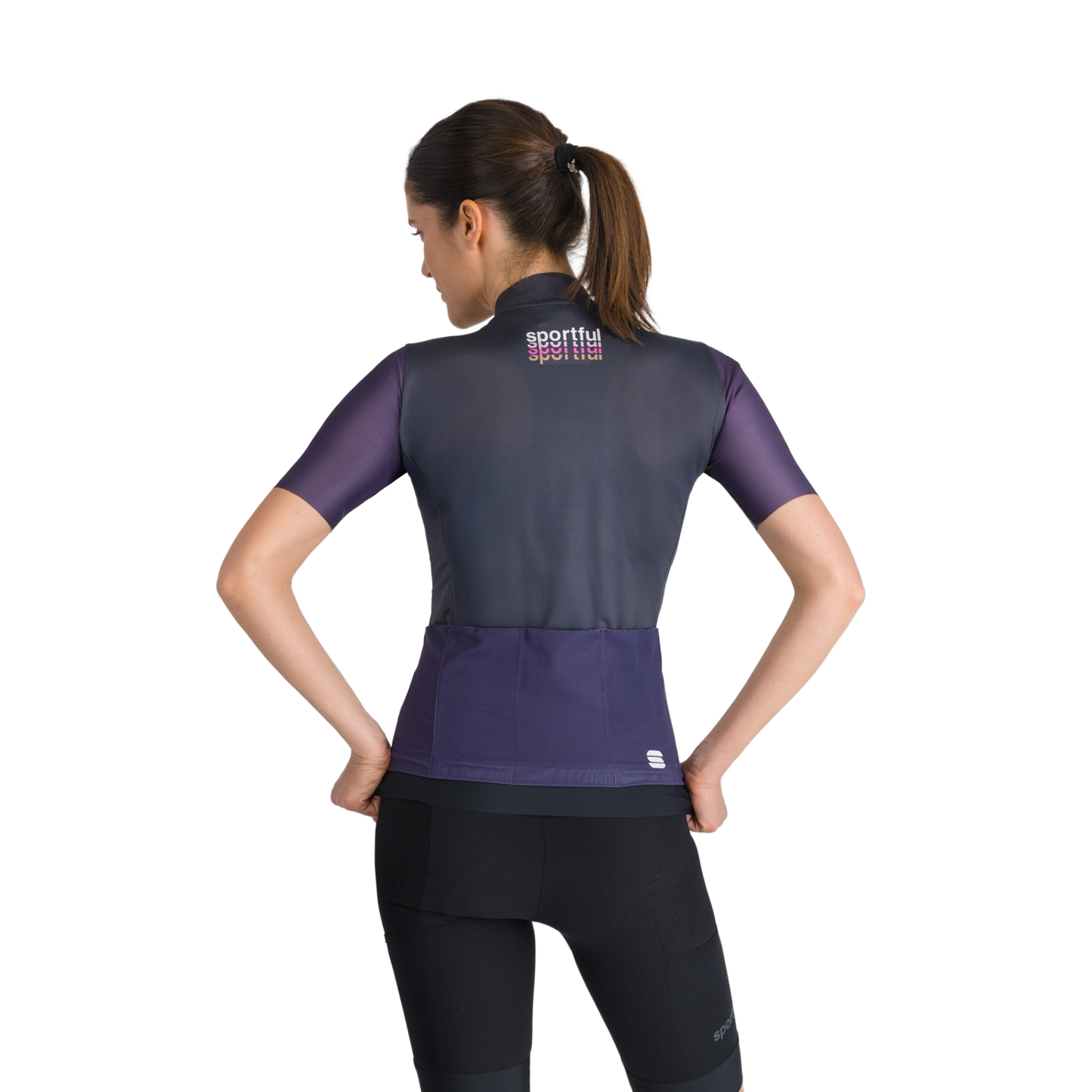 SPORTFUL SUPERGIARA 2 LOGO kortærmet jersey til kvinder Navy
