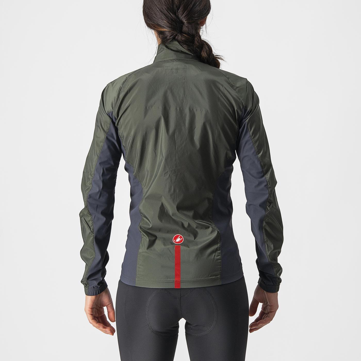 CASTELLI SQUADRA STRETCH-jakke til kvinder Khaki