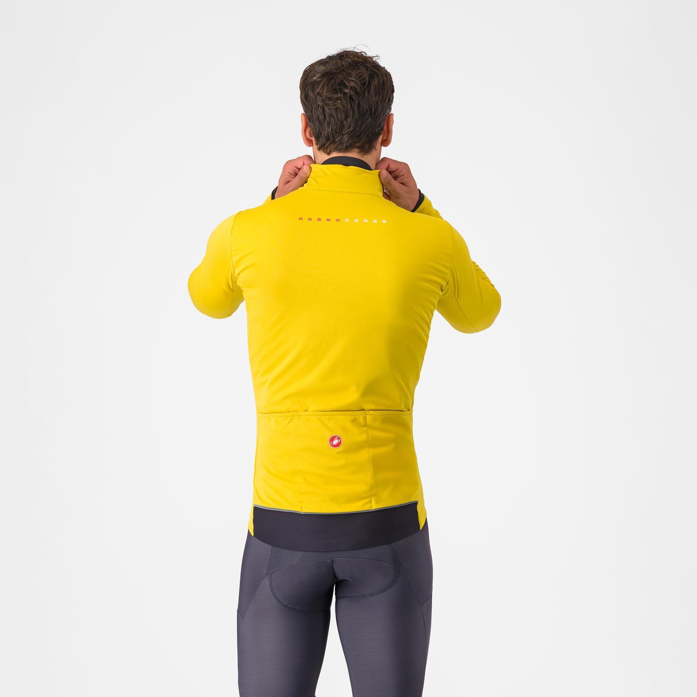 CASTELLI ALPHA 150 Mango Mojito/Sort jakke