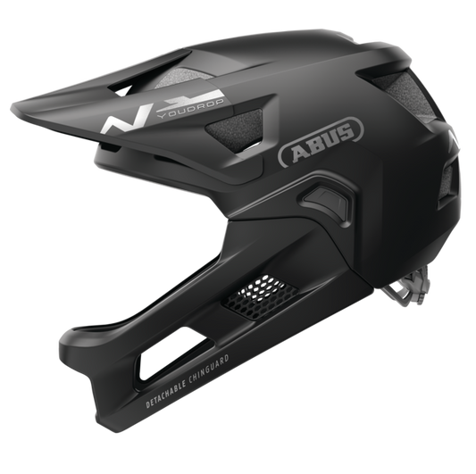 MTB-hjelm ABUS YOUDROP FF Junior Muted Sort