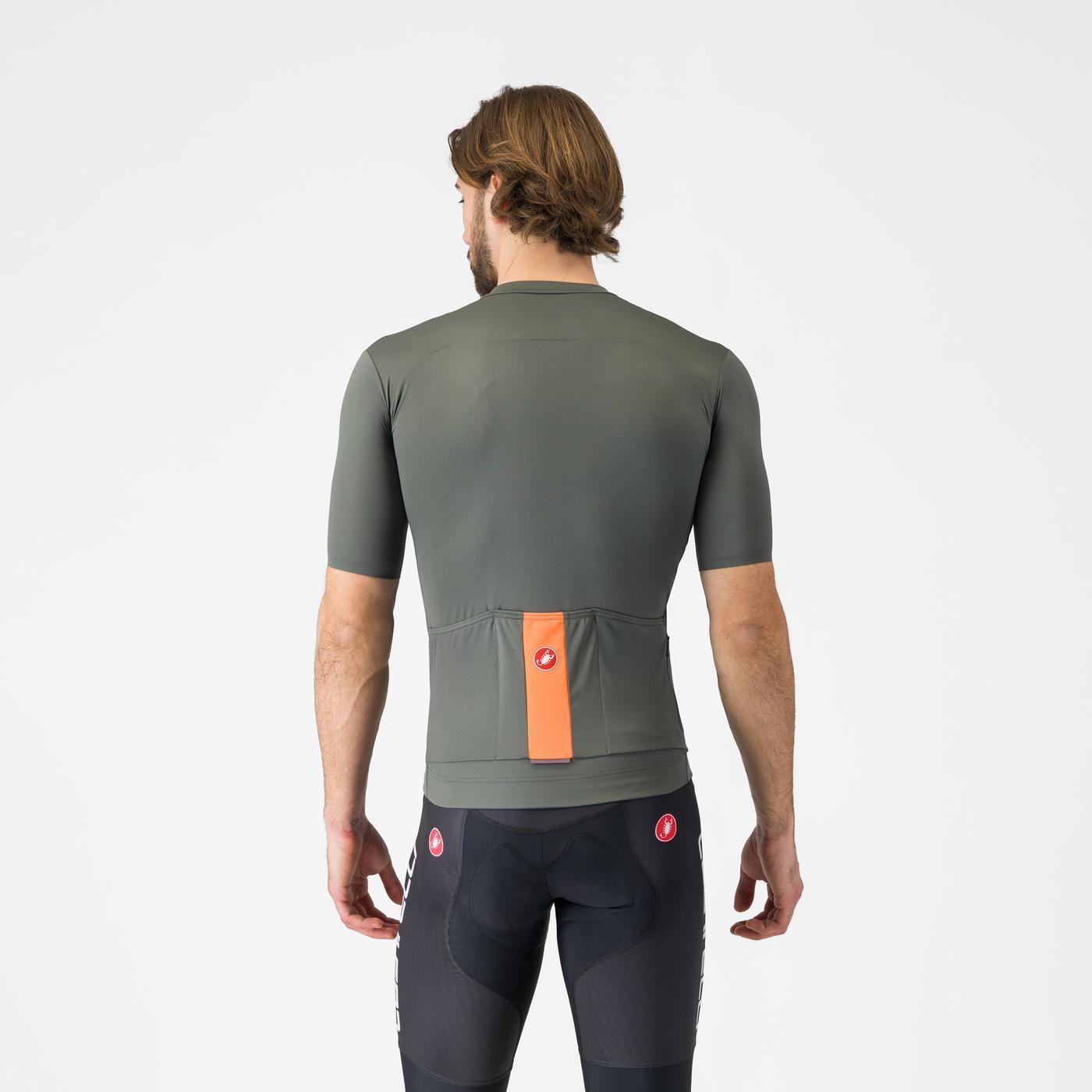 CASTELLI PROLOGO LITE Kortærmet Jersey Grå/Orange