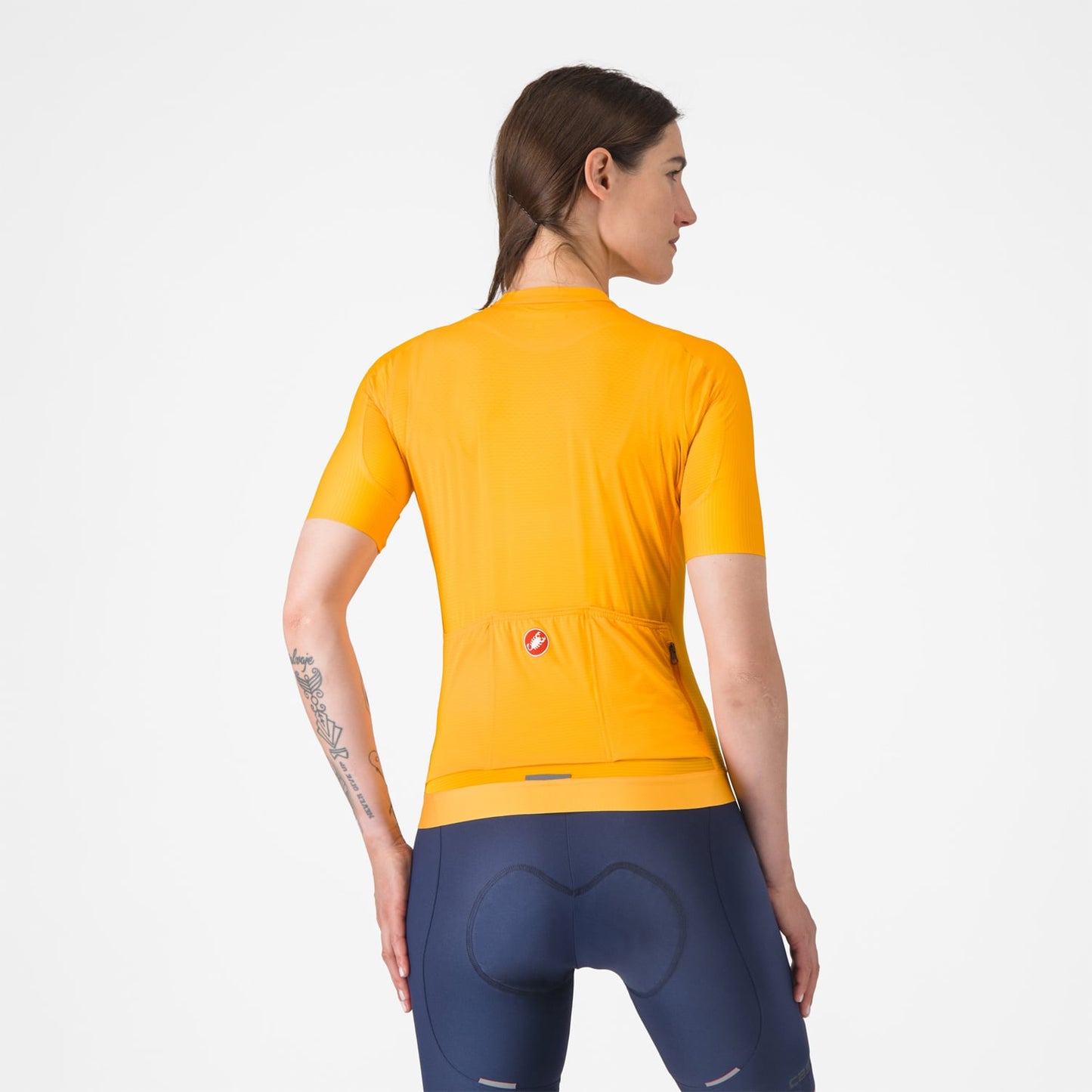 CASTELLI ESPRESSO Kortærmet Jersey til kvinder Orange