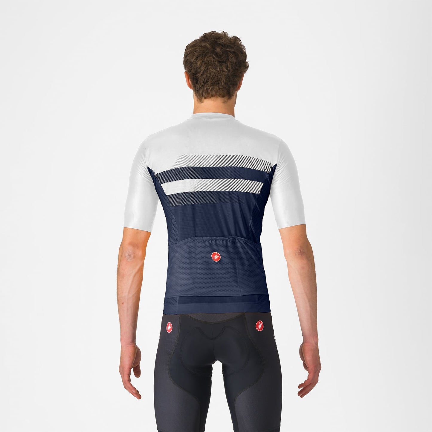 CASTELLI SIMBOLO Kortærmet Jersey Blå/Hvid