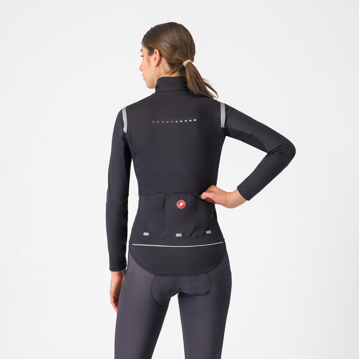 CASTELLI PERFETTO RoS 3 Damejakke Sort/Noir Reflex