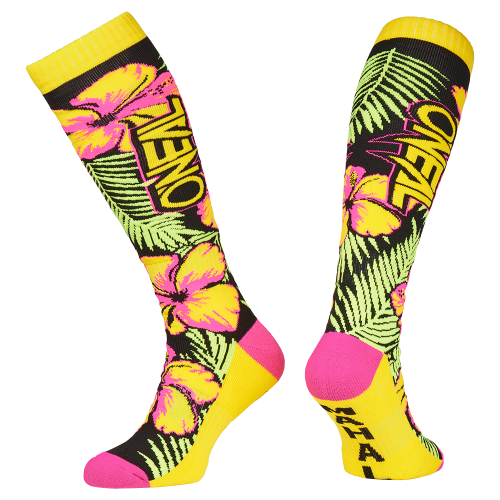 O'NEAL PRO MX ISLAND Socks - Pink/Green/Yellow