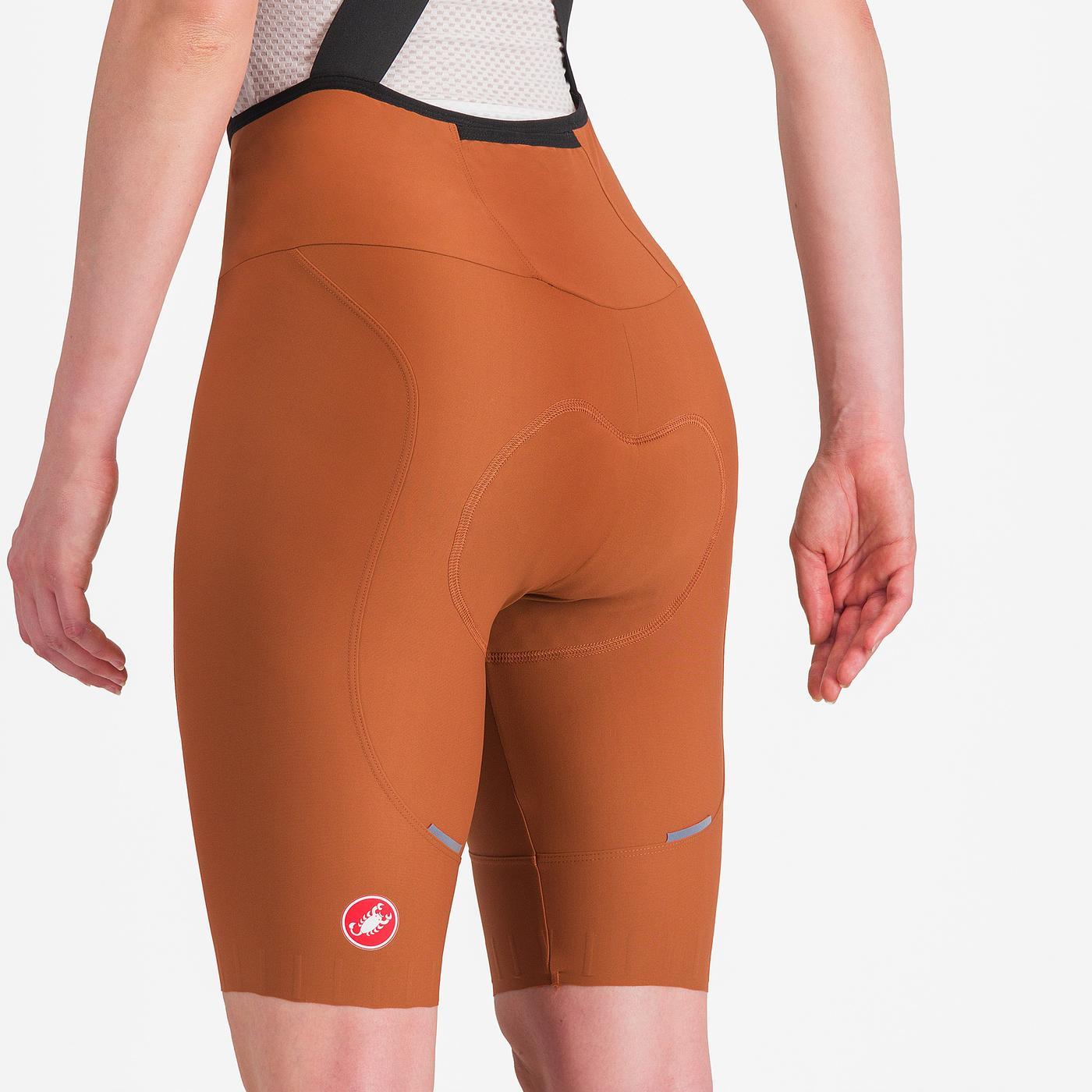 CASTELLI ESPRESSO W DT Bib Tight til kvinder, brun