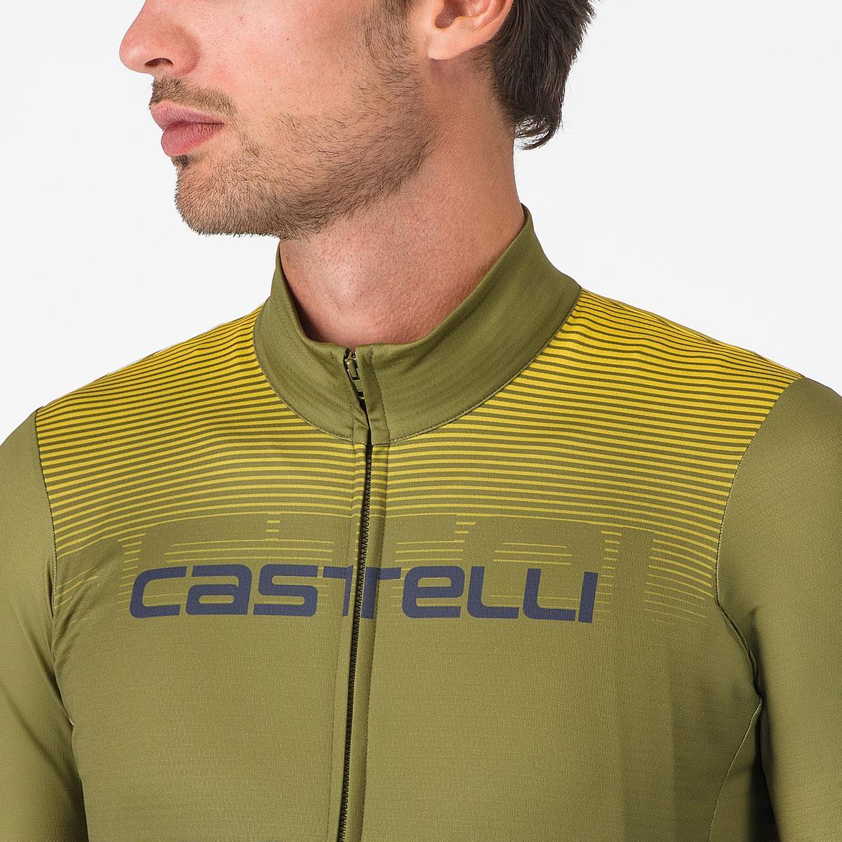 CASTELLLI APICE THERMAL Langærmet Jersey Blå/Mango Mojito