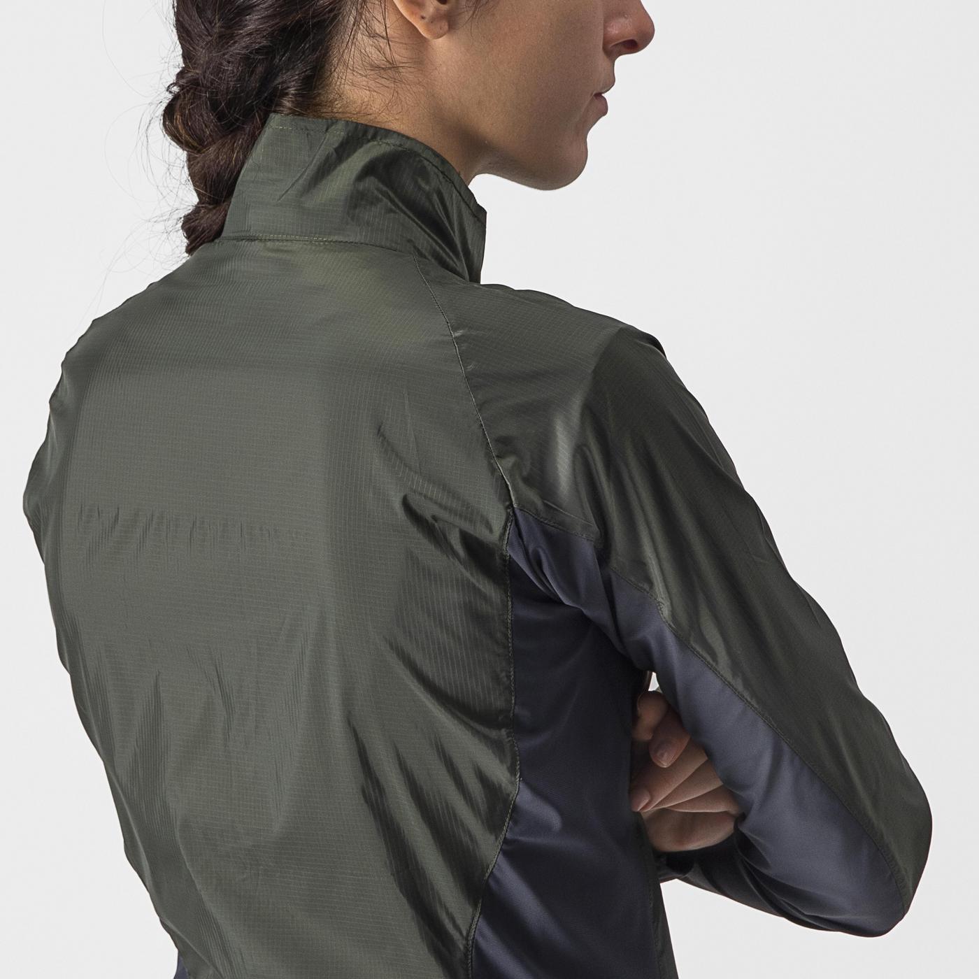 CASTELLI SQUADRA STRETCH-jakke til kvinder Khaki