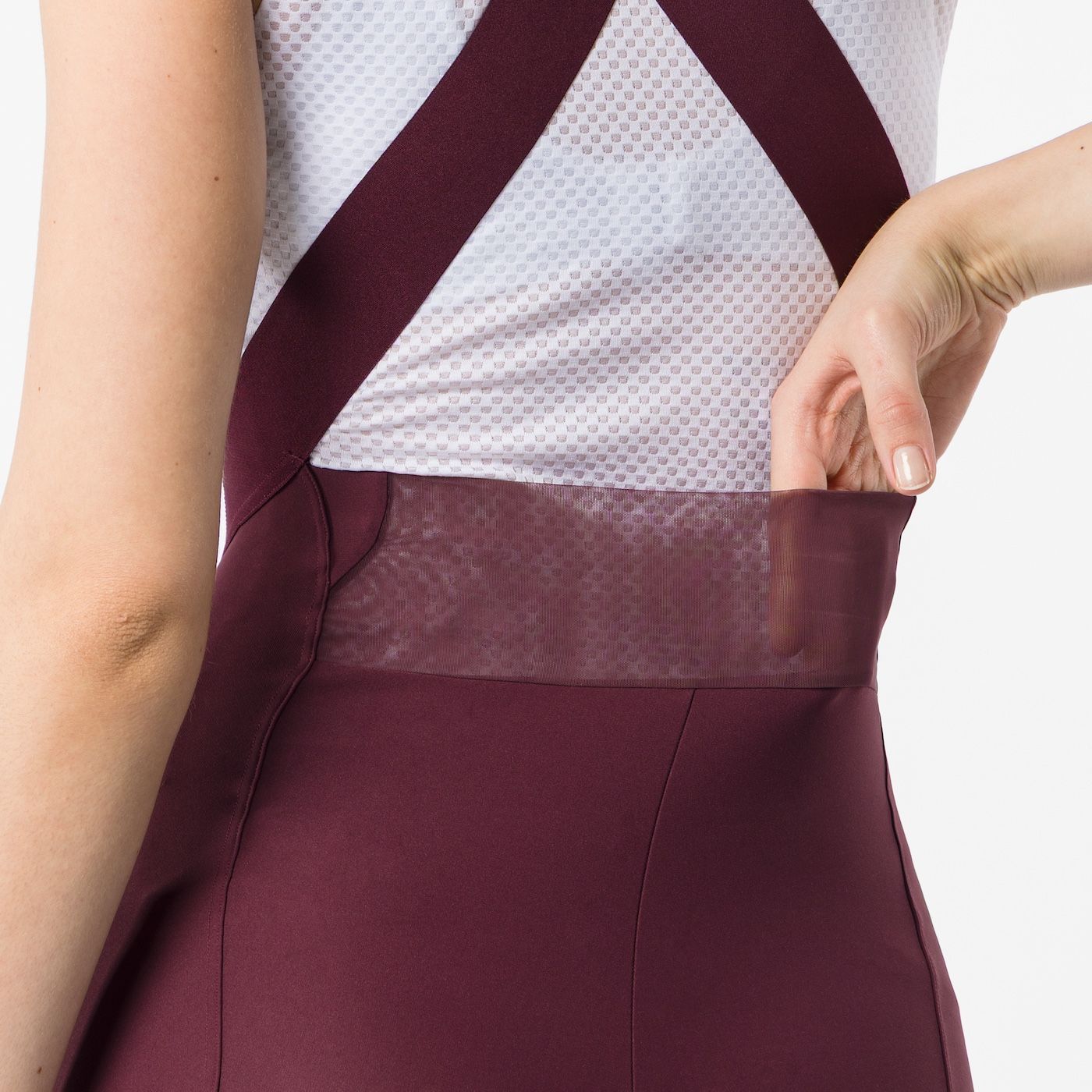 CASTELLI ESPRESSO 2 W DT Women's Bordeaux Bib Tight